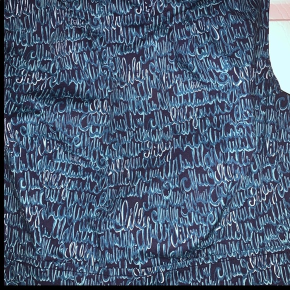 NWOT, Lilly Pulitzer Blue, Green Dress, Size 4, - Picture 4 of 4